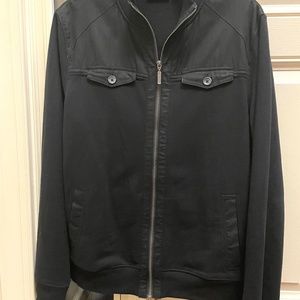 Excellent Like New Condition Mens Black Marc Anthony Lightweight lined Jacket